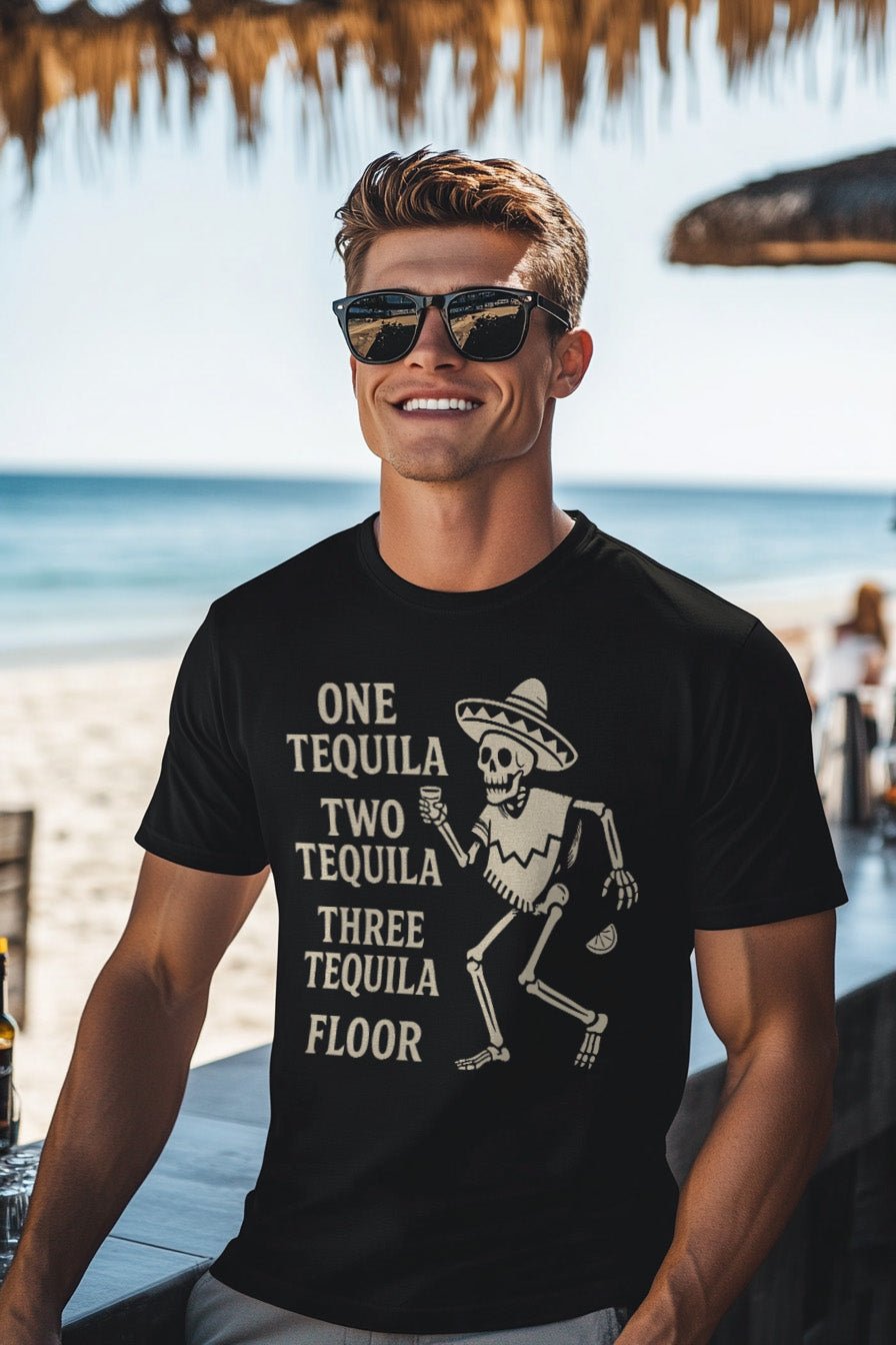 One Tequila Two Tequila Three Tequila Floor - Riley Ink