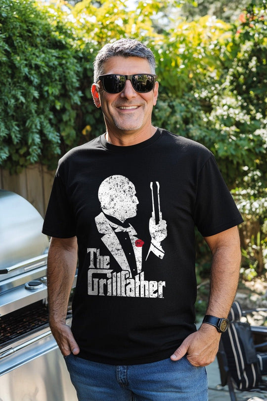 The Grillfather Distressed (Dark) - Riley Ink