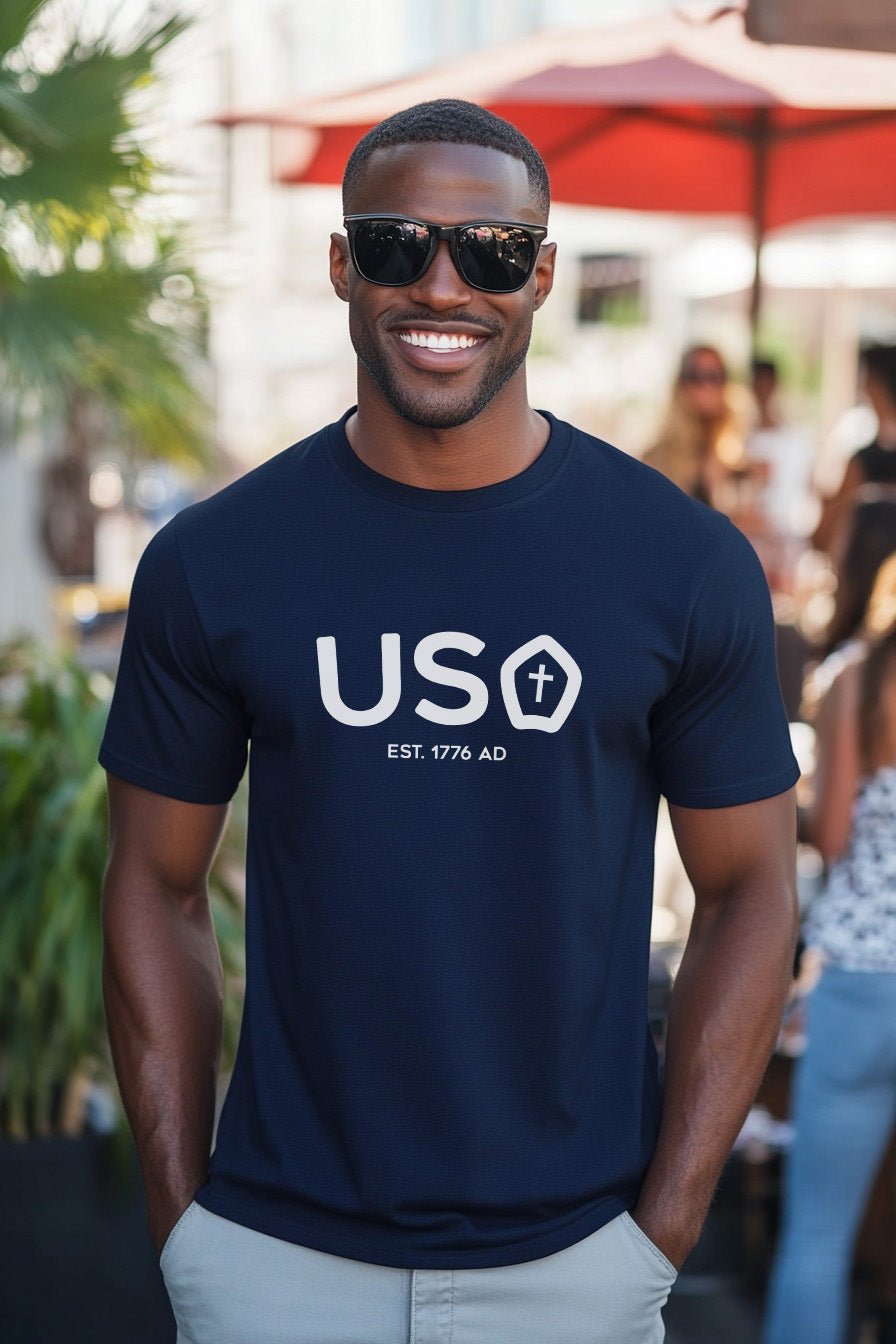 USA Pope Hat (white) - Riley Ink