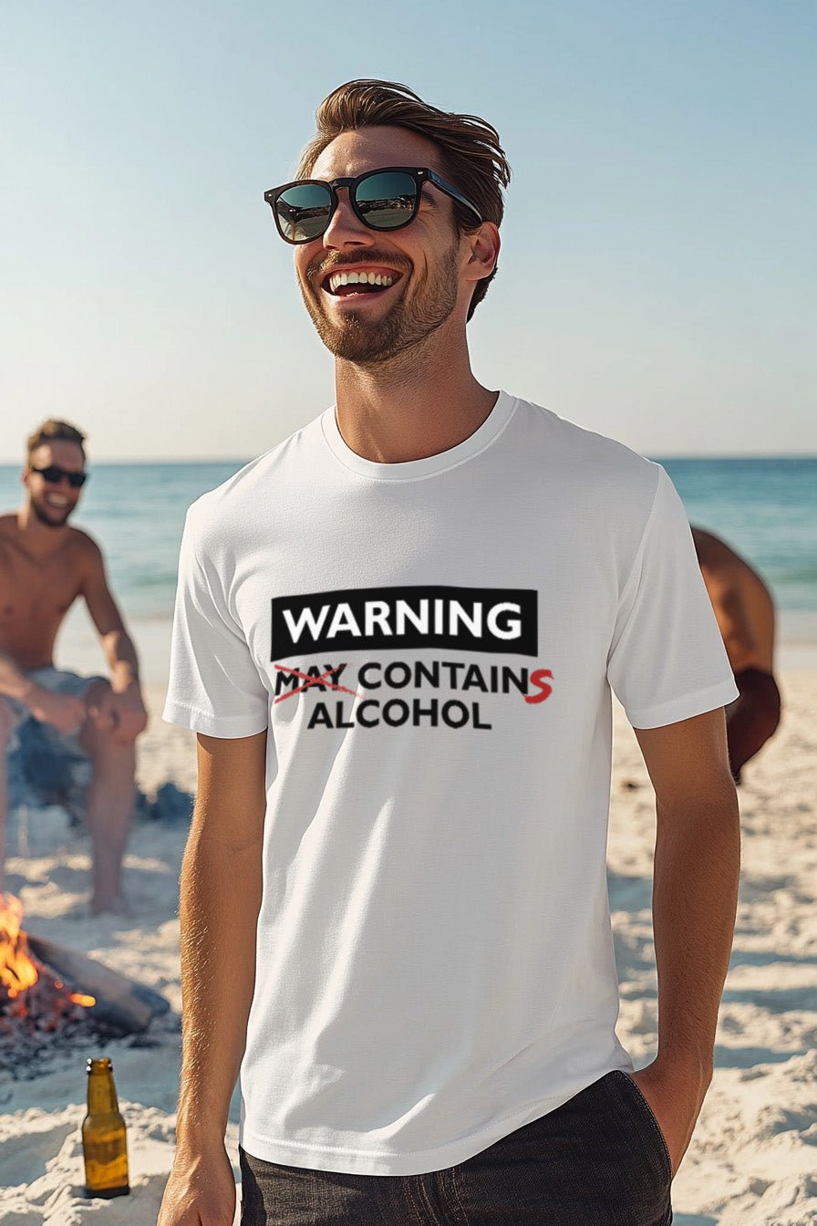 Warning Contains Alcohol - Riley Ink