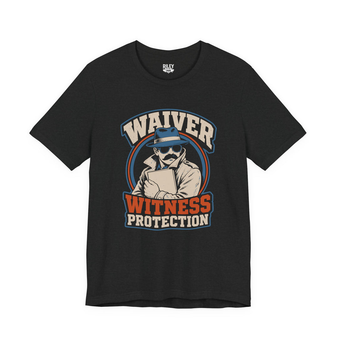 Waiver Witness Protection Tee in black