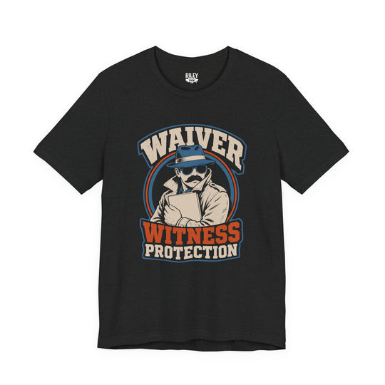 Waiver Witness Protection Tee in black