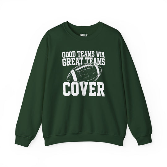 Good Teams Win Great Teams Cover Crewneck in gray
