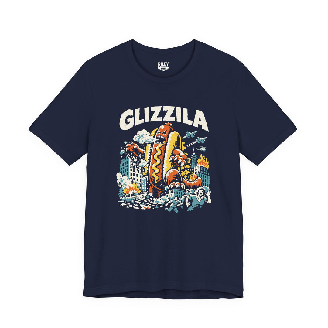 Glizzila Tee in purple