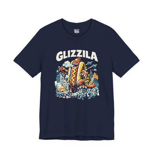 Glizzila Tee in purple