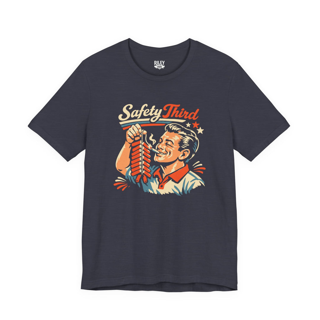 Safety Third Tee in red