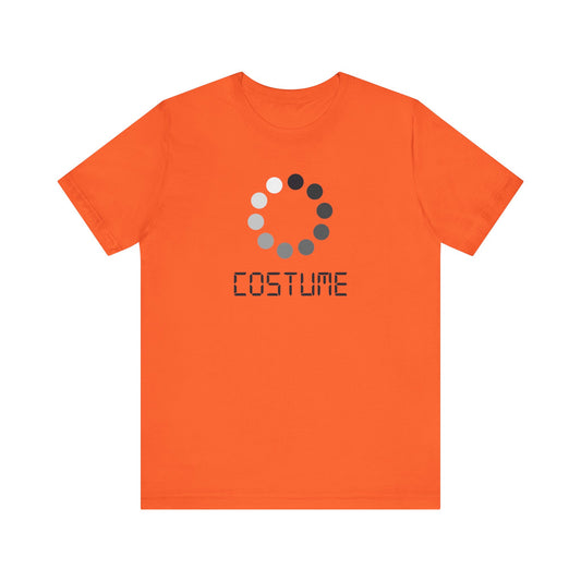 Lazy Halloween Costume Shirt - 'Costume' Loading Wheel - Easy Halloween Party Wear - Funny Costume Idea - Minimalist Design Tee