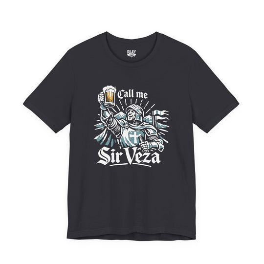 Call Me Sir Veza Tee in navy color variant