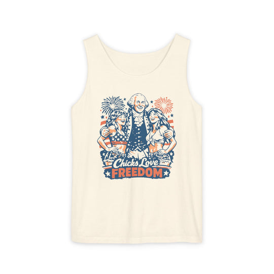 Chicks Love Freedom Tank color variants