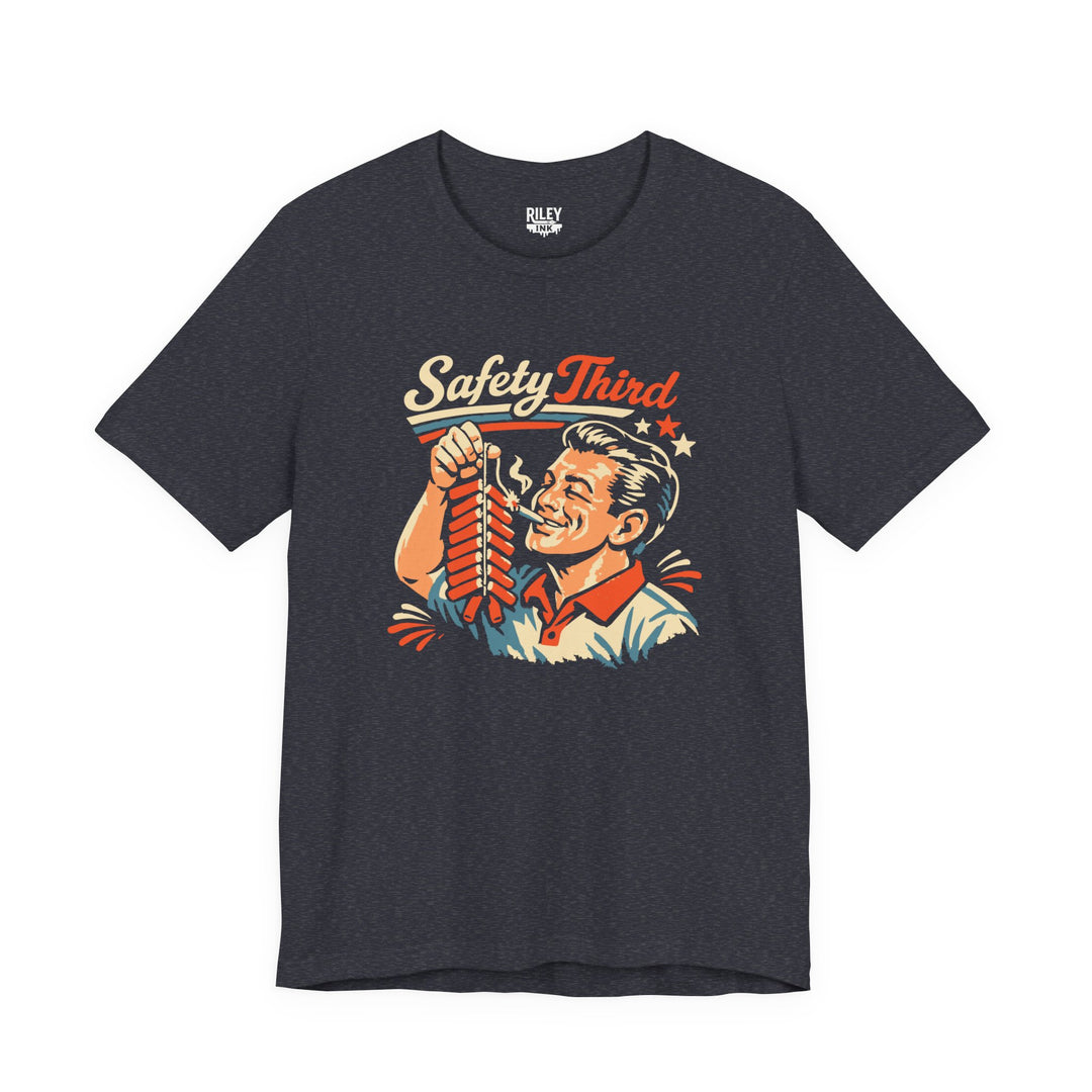 Safety Third Tee in gray