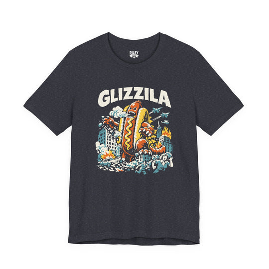 Glizzila Tee in blue