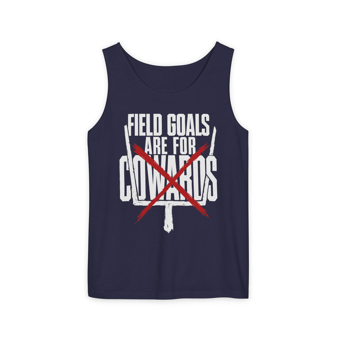 Field Goals are for Cowards Tank in gray color variant