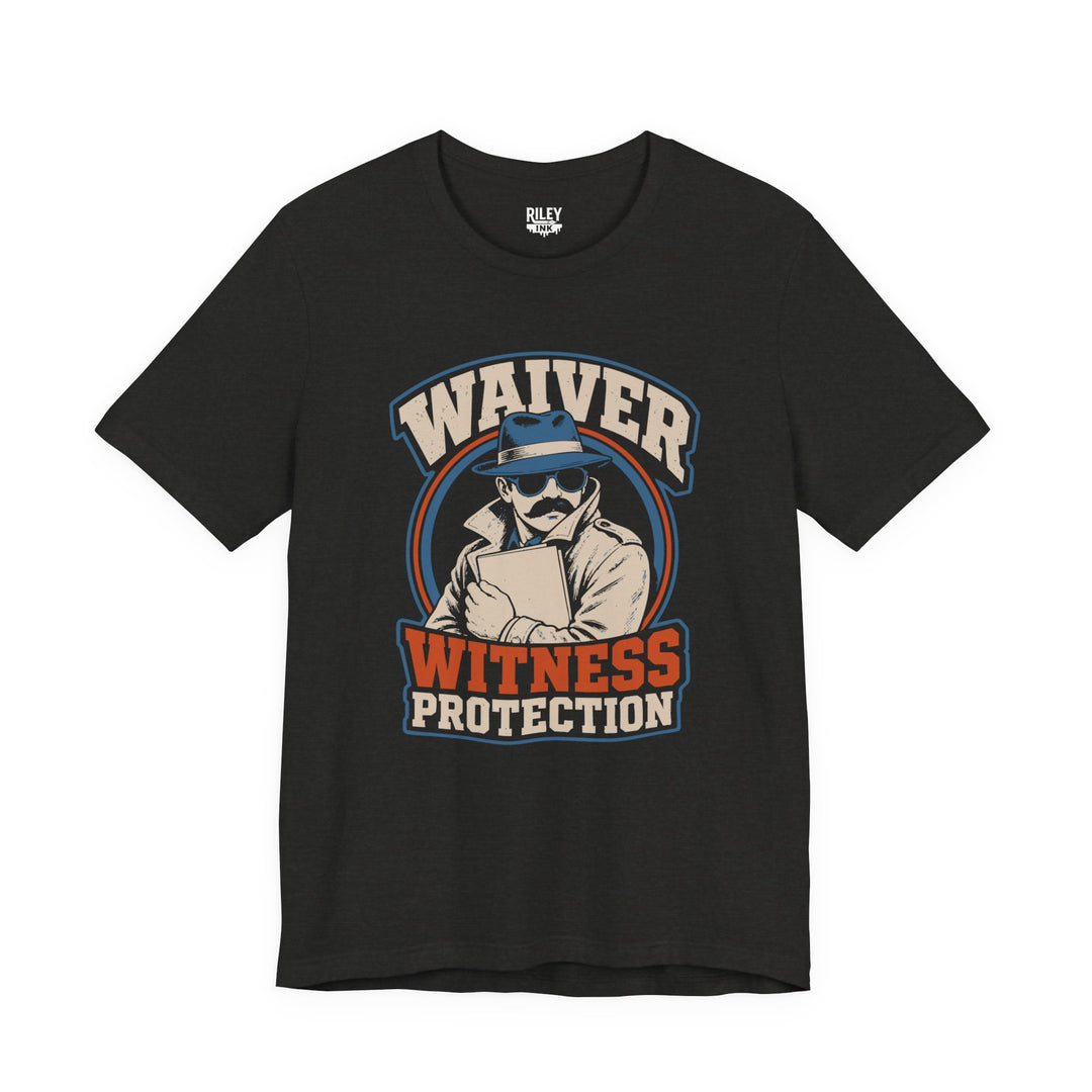 Waiver Witness Protection Tee in white