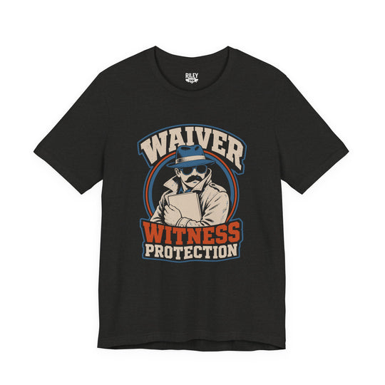 Waiver Witness Protection Tee in white