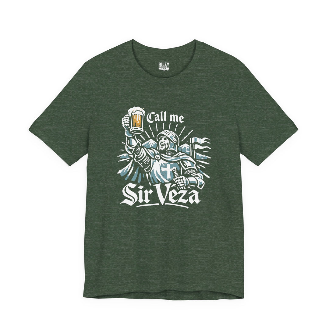 Call Me Sir Veza Tee in red color variant