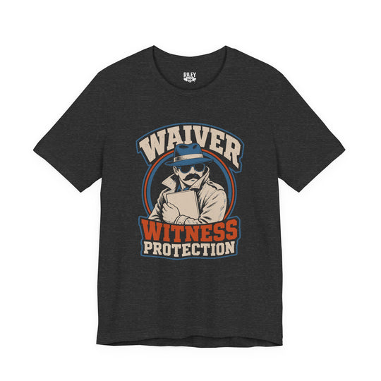 Waiver Witness Protection Tee in red