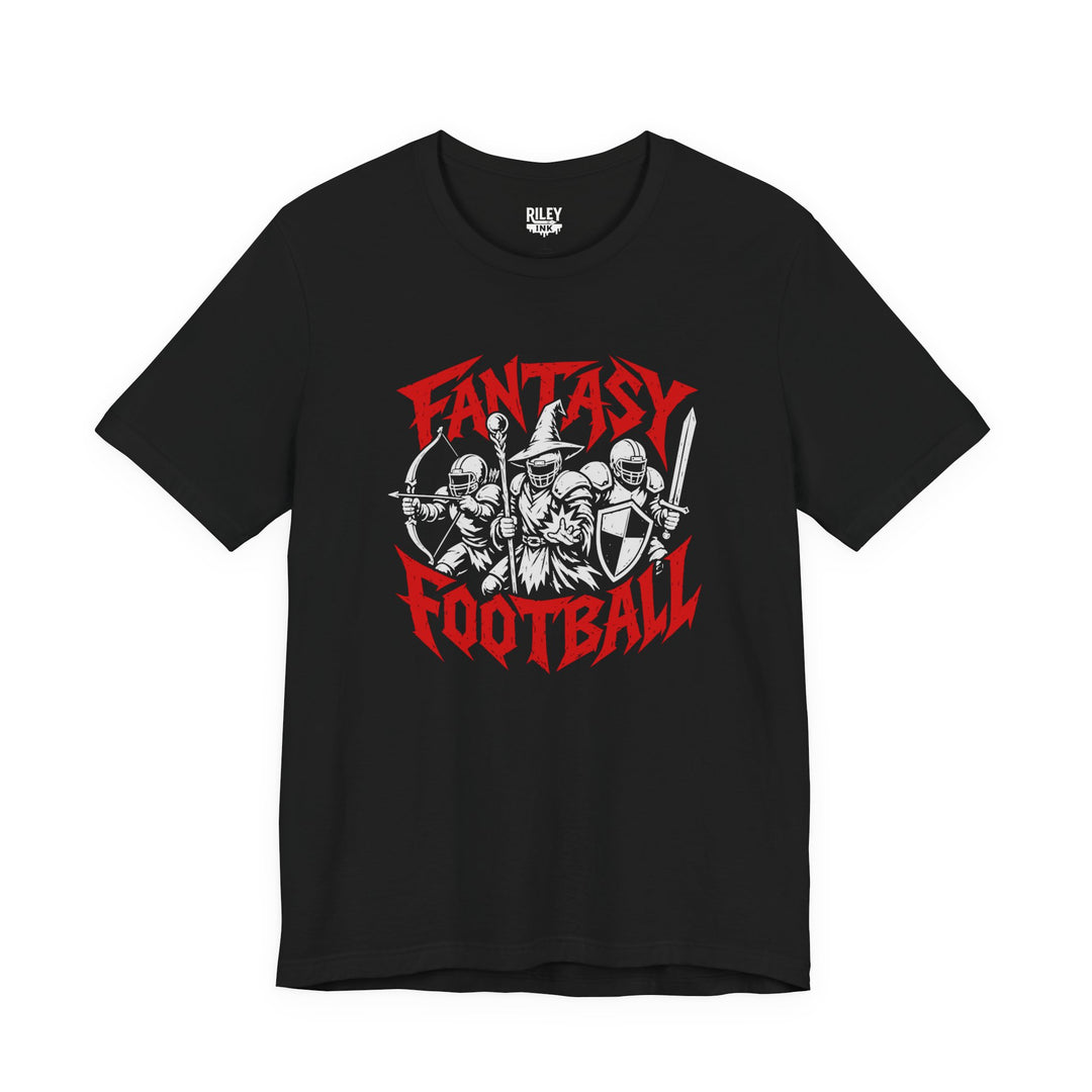 Fantasy Football DnD Tee front view on model