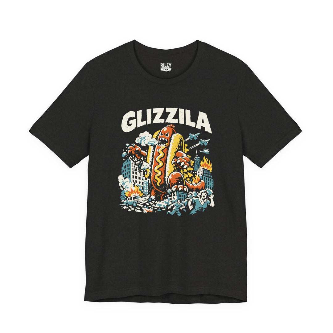 Glizzila Tee in white