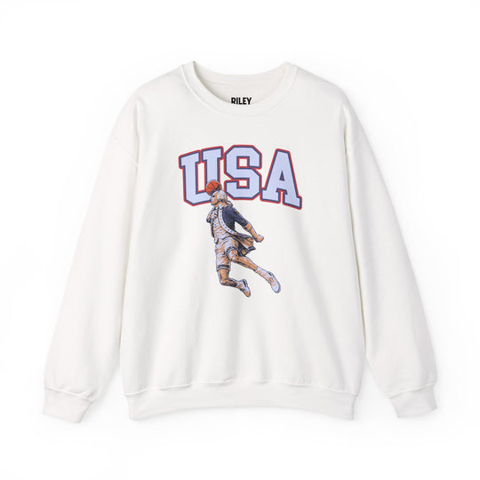 Dunk Washington Crewneck front view on model