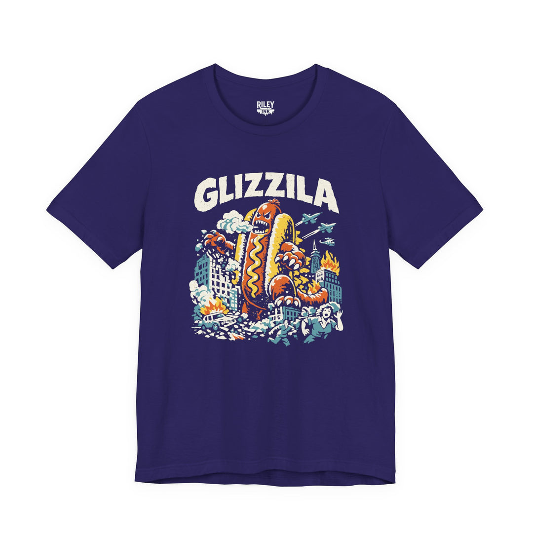 Glizzila Tee in yellow