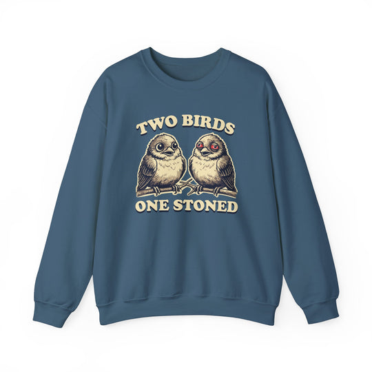 Two Birds One Stoned Crewneck