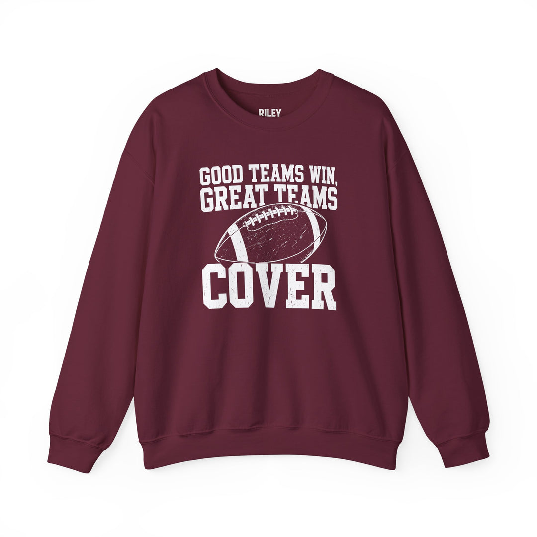 Good Teams Win Great Teams Cover Crewneck in navy