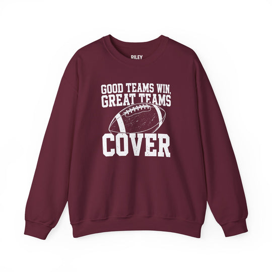 Good Teams Win Great Teams Cover Crewneck in navy