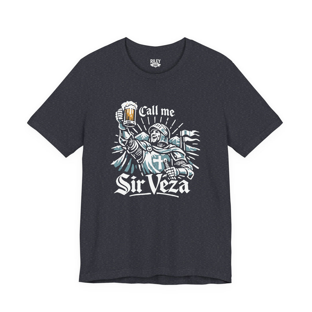 Call Me Sir Veza Tee in burgundy color variant