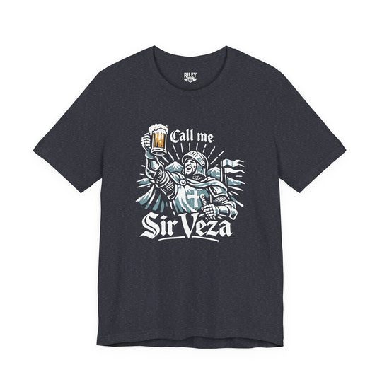 Call Me Sir Veza Tee in burgundy color variant