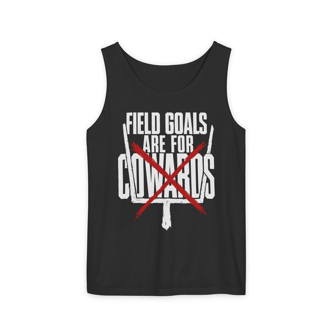 Field Goals are for Cowards Tank in red color variant