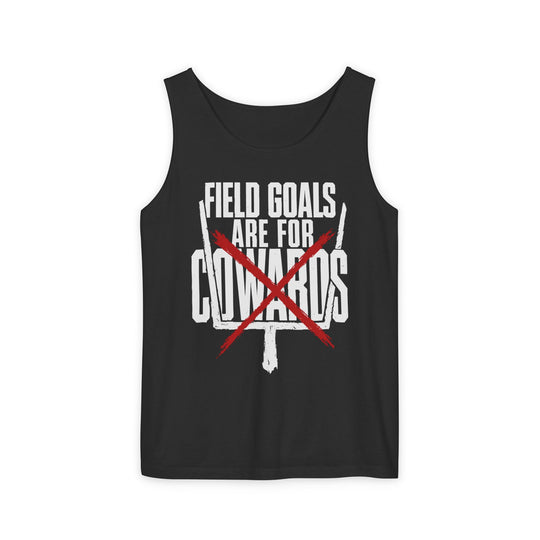 Field Goals are for Cowards Tank in red color variant