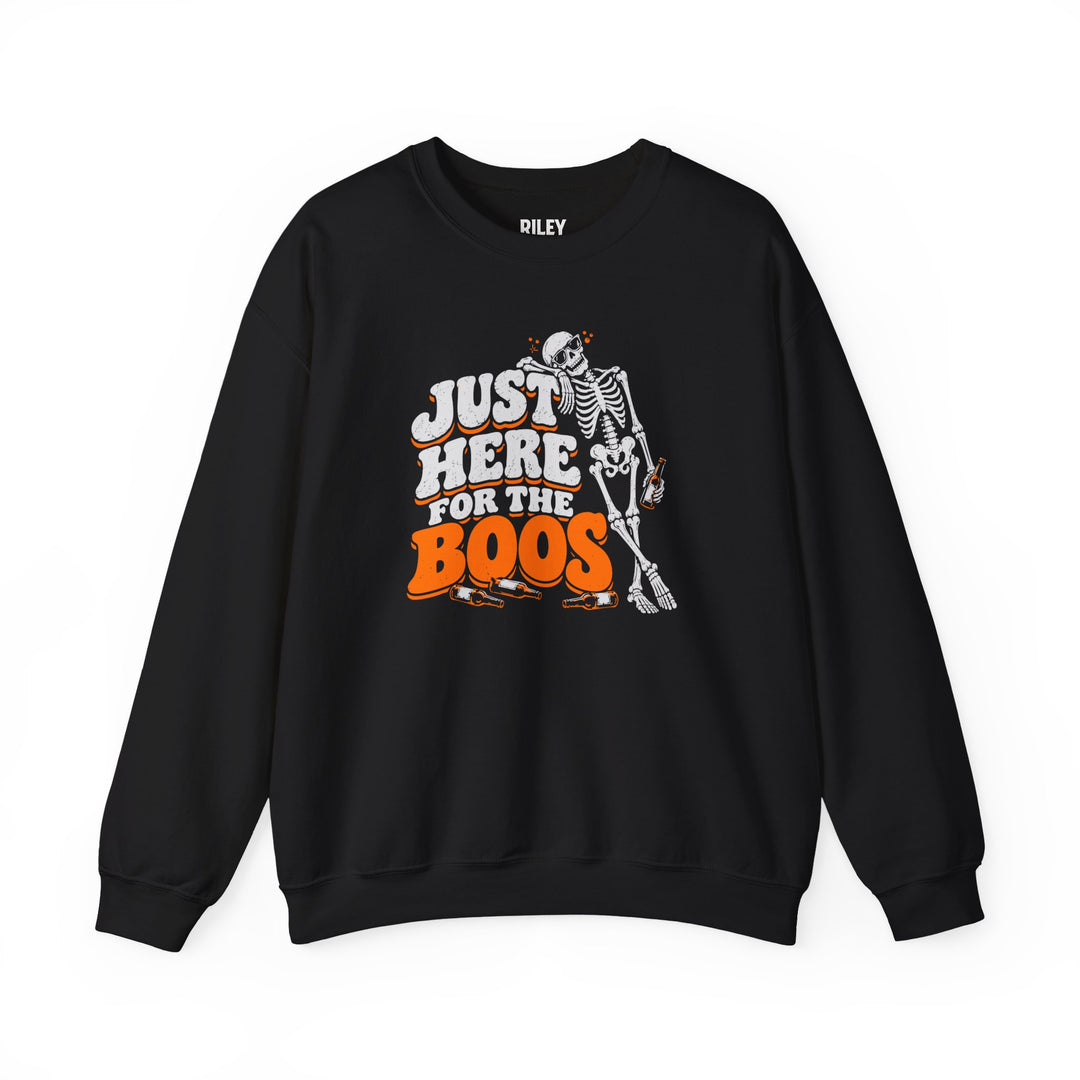 Just Here for the Boos Crewneck front view