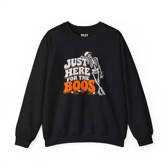 Just Here for the Boos Crewneck front view