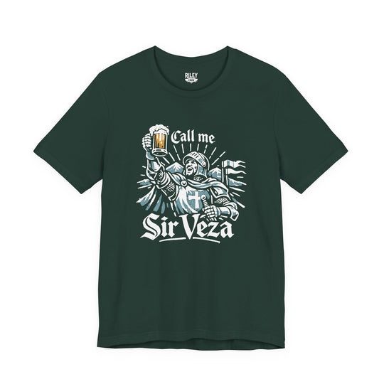 Call Me Sir Veza Tee in gray color variant