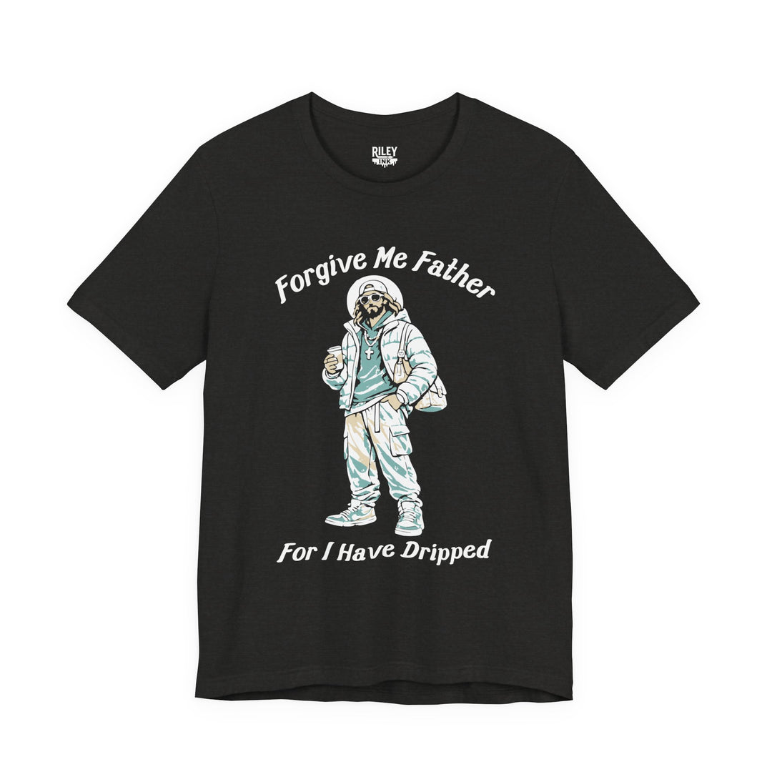 Forgive Me Father for I Have Dripped Tee in navy