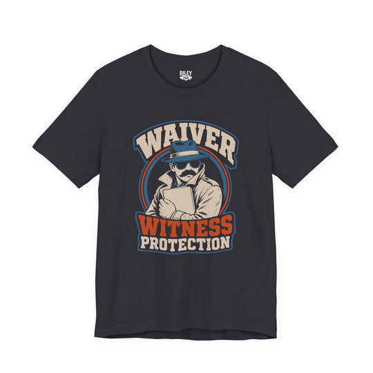 Waiver Witness Protection Tee in navy