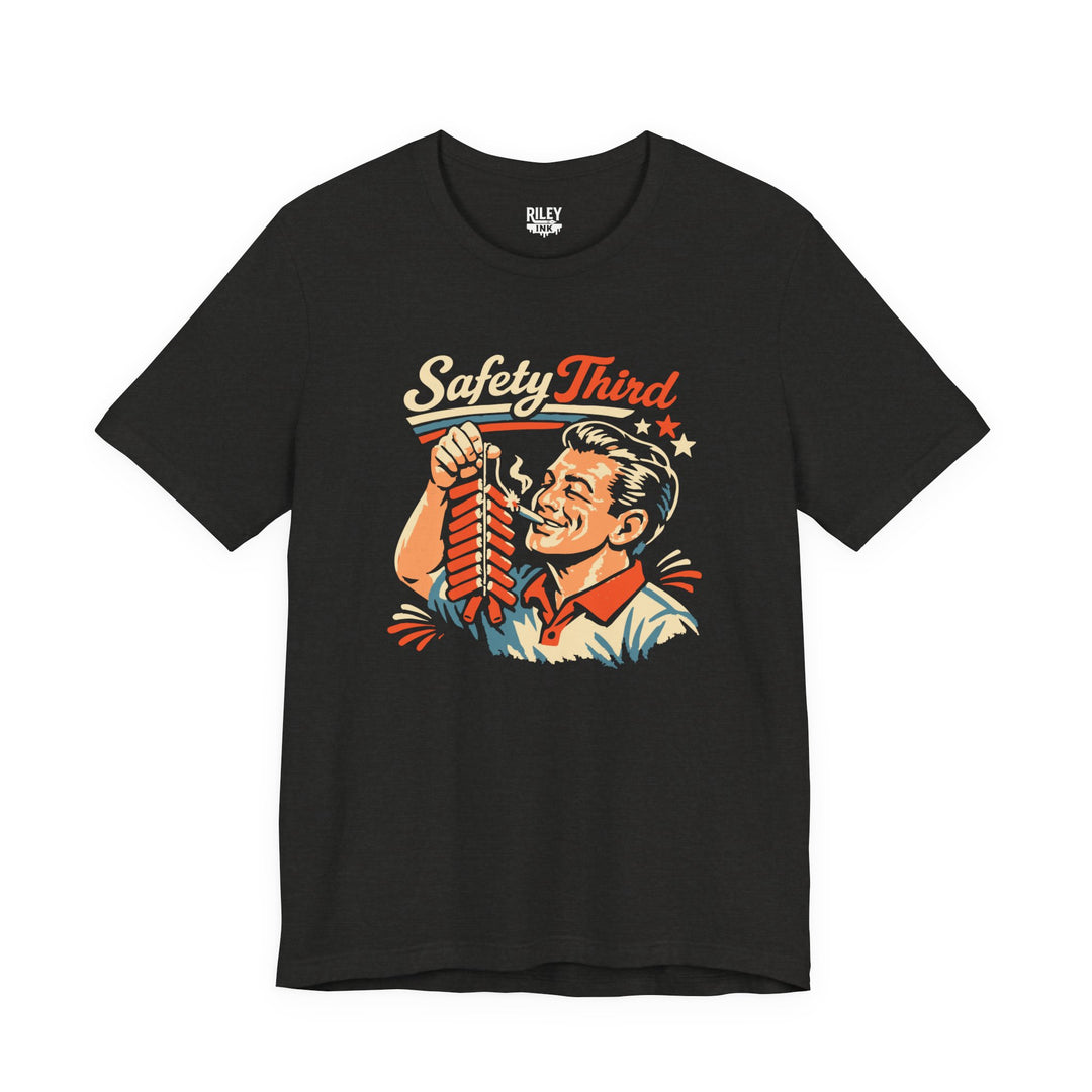 Safety Third Tee in black