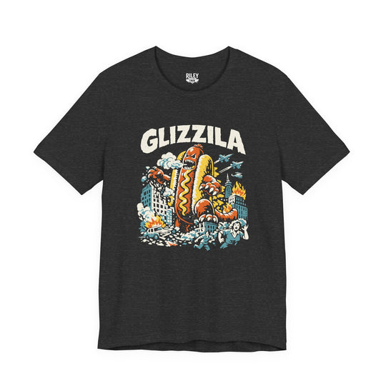 Glizzila Tee in red