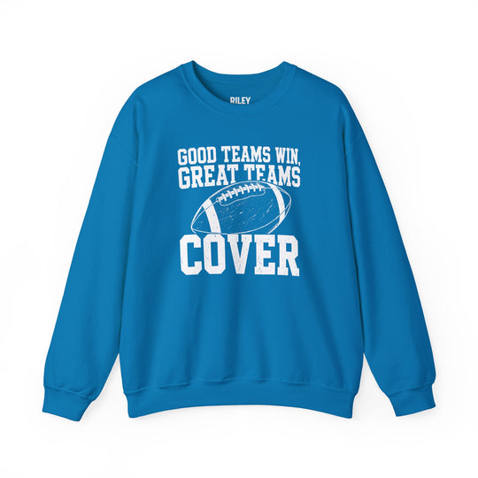 Good Teams Win Great Teams Cover Crewneck in heather gray