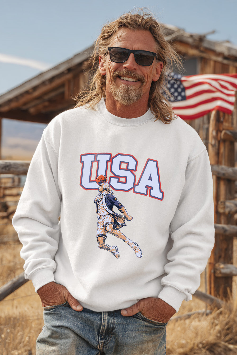 Dunk Washington Crewneck lifestyle mockup