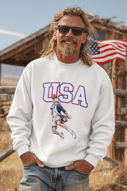Dunk Washington Crewneck lifestyle mockup