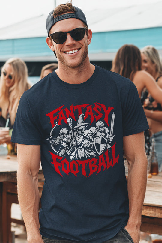 Fantasy Football DnD Tee lifestyle mockup