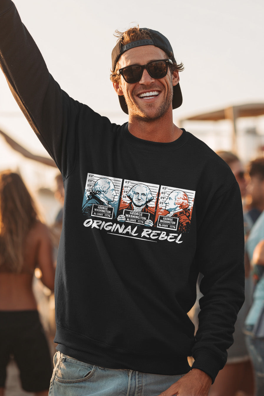 Original Rebel Crewneck lifestyle mockup