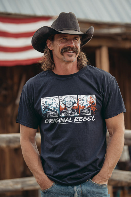 Original Rebel Tee lifestyle mockup