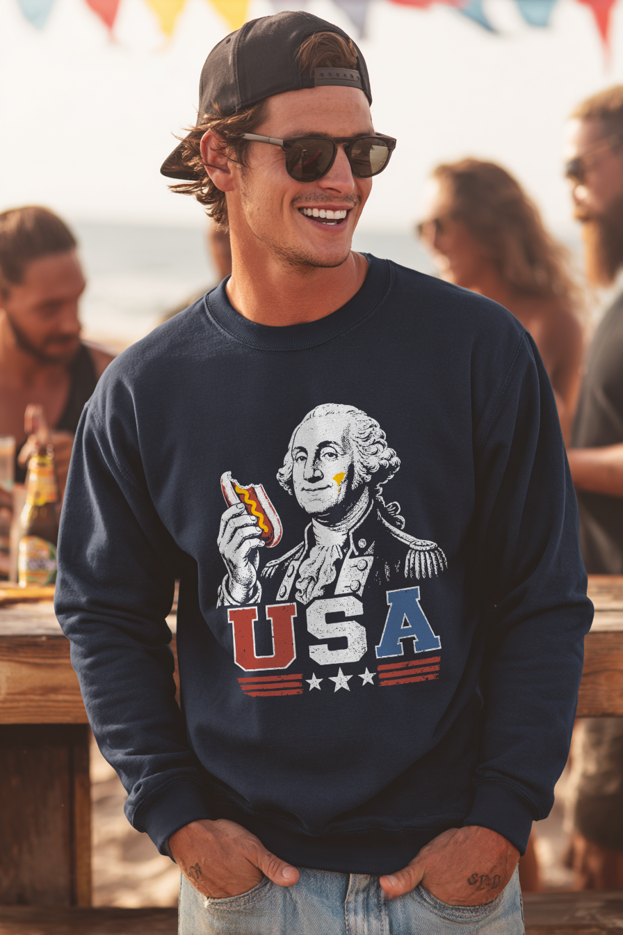 George Washington Glizzy Crewneck