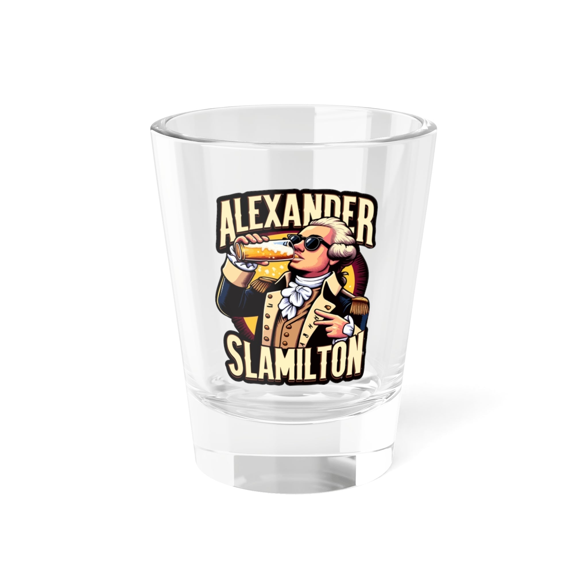 Alexander Slamilton - Shot Glass - Riley Ink