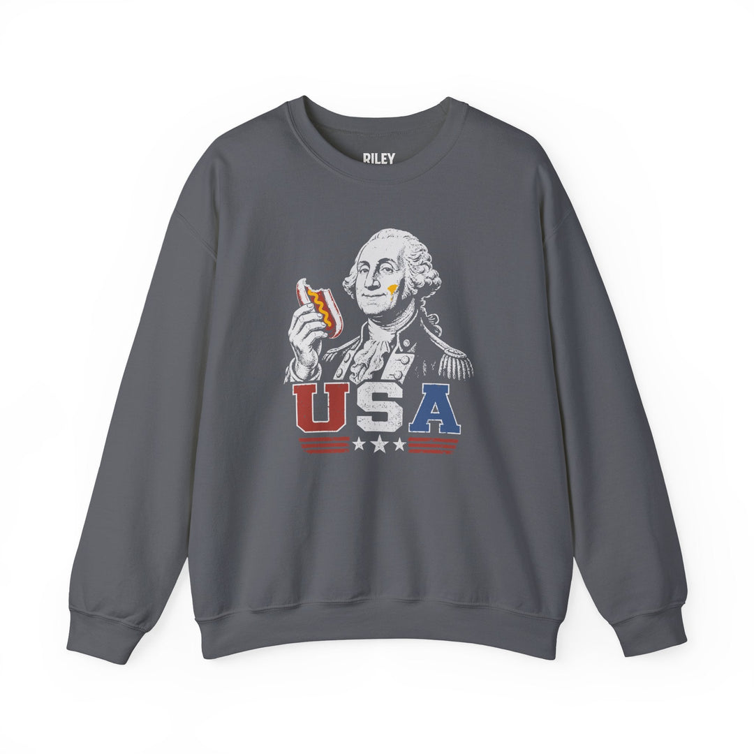 George Washington Glizzy Crewneck - Riley Ink