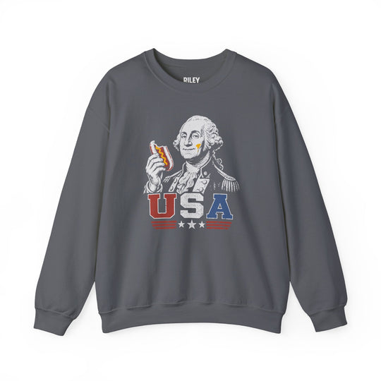 George Washington Glizzy Crewneck - Riley Ink