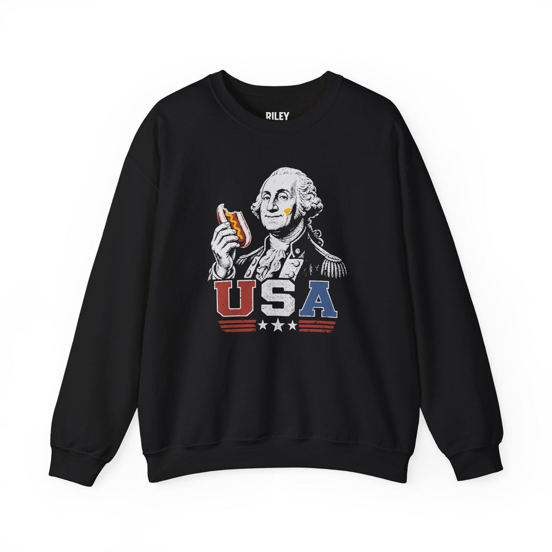 George Washington Glizzy Crewneck - Riley Ink