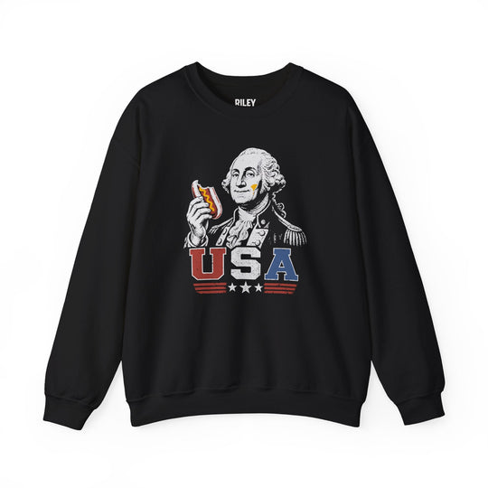 George Washington Glizzy Crewneck - Riley Ink